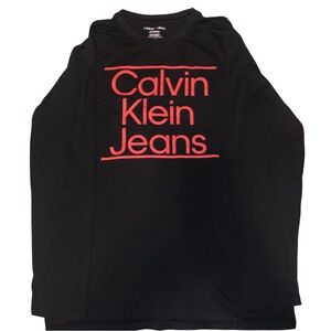 Calvin Klein Jeans Black Long Sleeve Shirt - Boys Size 14